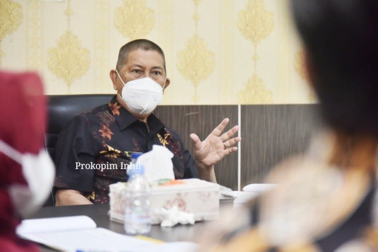 Wabup Inhil Rapat Percepatan Pelayanan Air Bersih PDAM-TI