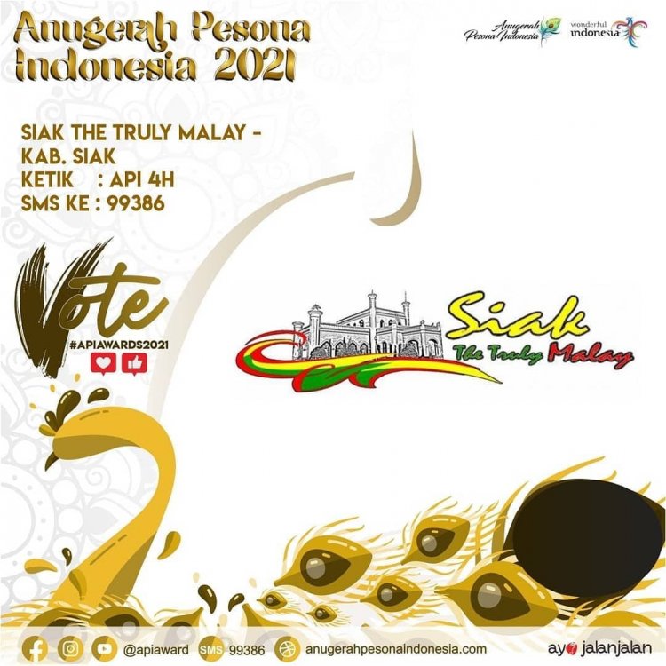Ayo Vote SIAK THE TRULY MALAY Brand Pariwisata Favorit API 2021