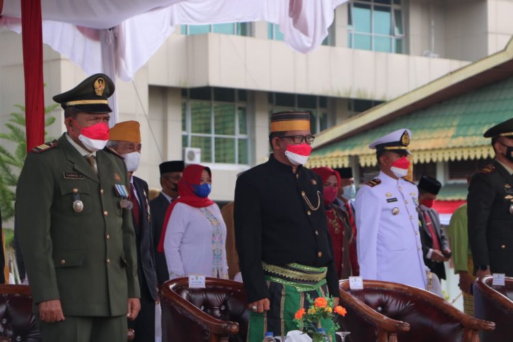 Wakil Ketua DPRD Inhil Andi Rusli Hadiri Upacara Peringatan HUT ke-76 RI