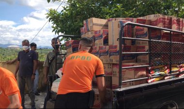 PTPN V Salurkan Bantuan Sembako Korban Banjir Bandang Kampar