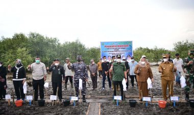 Gubri  Tanam Bakau di Bengkalis, Pemulihan Ekonomi Nasional