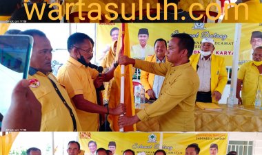 Terpilih Secara Aklamasi Nakhodai PK Golkar Tambusai, Khairuddin Ditarget Empat Kursi