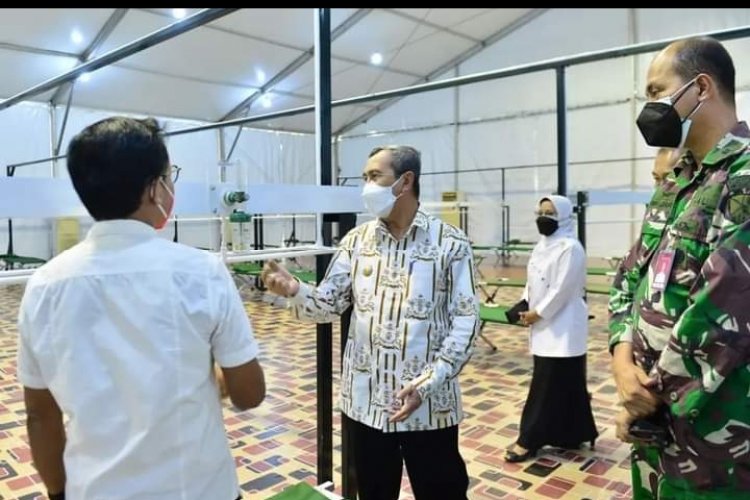 Gubri Tinjau Rumah Oksigen Lanud, Bantu Pasien Covid-19