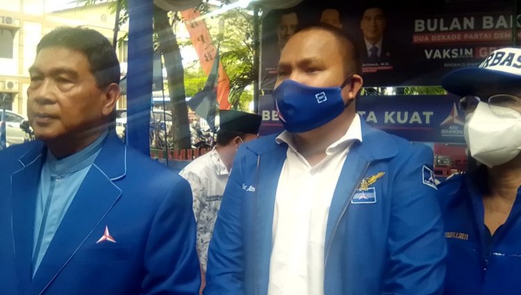 Dua Dekade Demokrat, DPC Demokrat Bengkalis Gelar Vaksinasi Massal