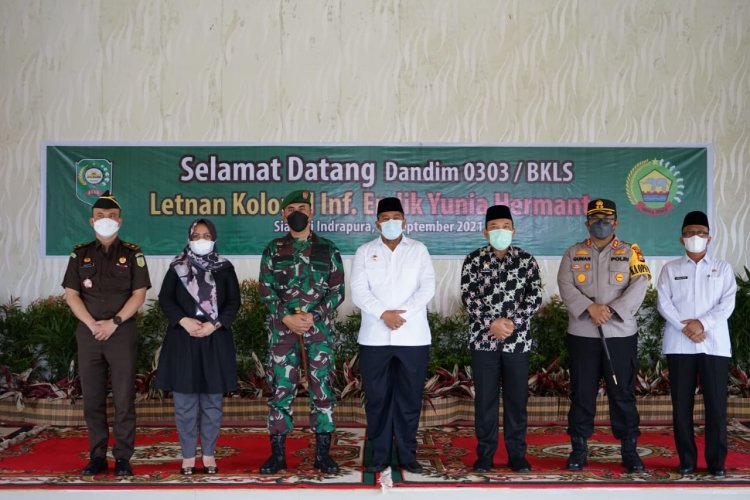 Bupati Siak Alfedri Terima Kunjugan Kerja Dandim 0303 Bengkalis