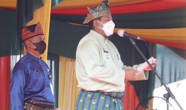 Upacara Puncak HUT ke-22 Siak, Bangkit Dari Pandemi Menuju Siak Tangguh, Siak Tumbuh