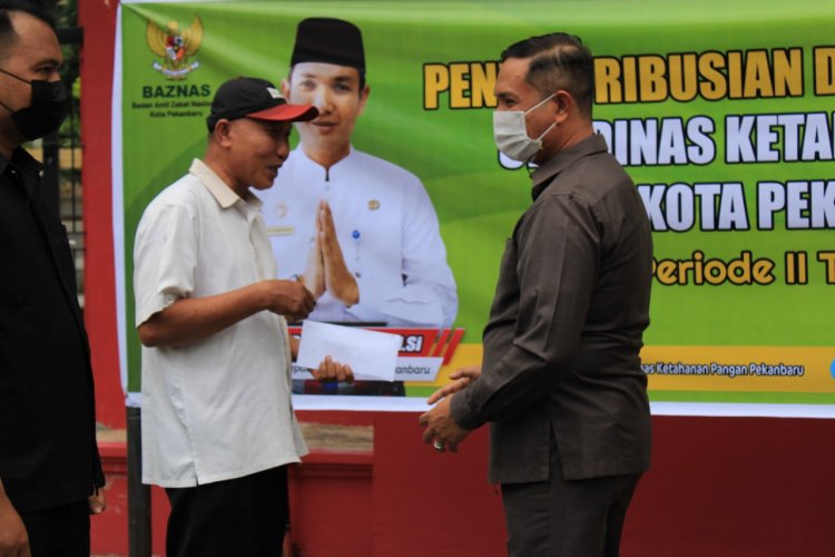 UPZ Disketapang Pekanbaru Berbagi Kebahagiaan dengan 30 Mustahiq
