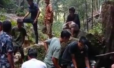 Loncat dari Tebing, Pengunjung Objek Wisata Aek Matua Rohul Tewas Tenggelam 