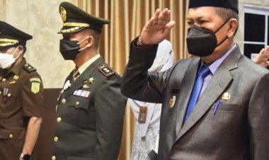 Wabup Inhil Ikuti Upacara Peringatan Hari Kesaktian Pancasila Secara Virtual