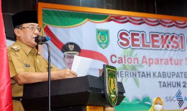 Buka Seleksi Kompetisi Dasar CPNS, Bupati Inhil Tegaskan Pelaksanaan Transparan