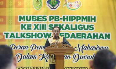 Bupati Inhil Hadiri Mubes HIPPMIH, Harapkan Kontribusi Untuk Kamajuan Inhil