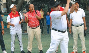Buka Kadin Jatim Golf Tournament, LaNyalla Tekankan Pentingnya Pembinaan Golfer Junior
