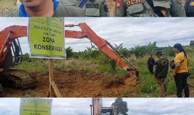 Gapoktan HKm Tambusai Utara Bangun Akses Jalan Lahan Konservasi di Rawa Seribu