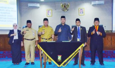 Bupati dan Ketua DPRD Tandatangani MoU KUA PPAS APBD Kampar 2022