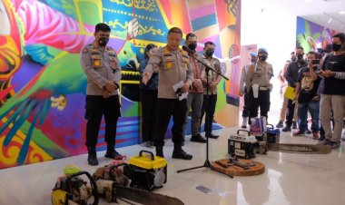 Amankan 2.319 Kubik Kayu, Polda Riau Komitmen Buru Aktivitas Ilog