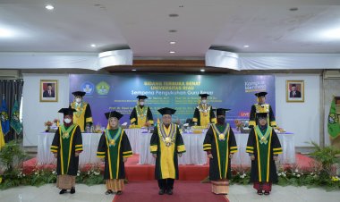 UNRI Kukuhkan Empat Guru Besar, Rektor: Bertanggungjawab Memberikan Pencerahan Kepada Masyarakat