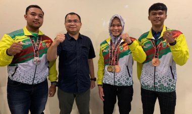 Sigit Prasetyo Mahasiswa Unilak Peraih Medali PON XX Papua Bersyukur Terima Bonus