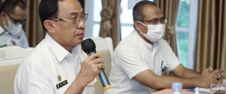 Bupati Inhil Menjadi Pembicara Webinar Statistik Sektoral Satu Data Indonesia