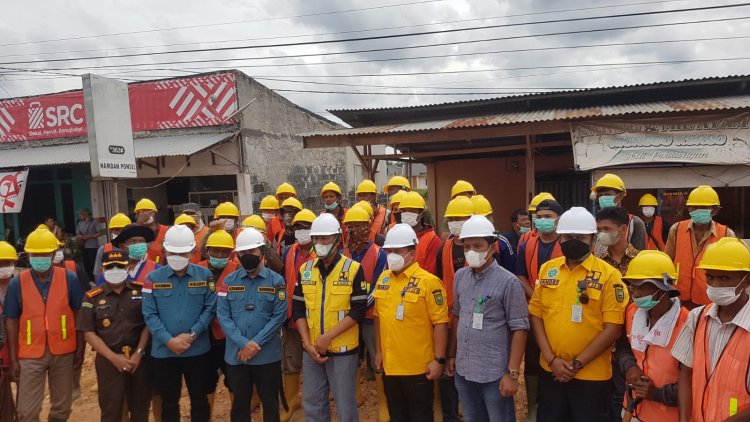 Ditinjau Gubri dan Kajati, Program Padat Karya di Dumai Bantu Pulihkan Ekonomi