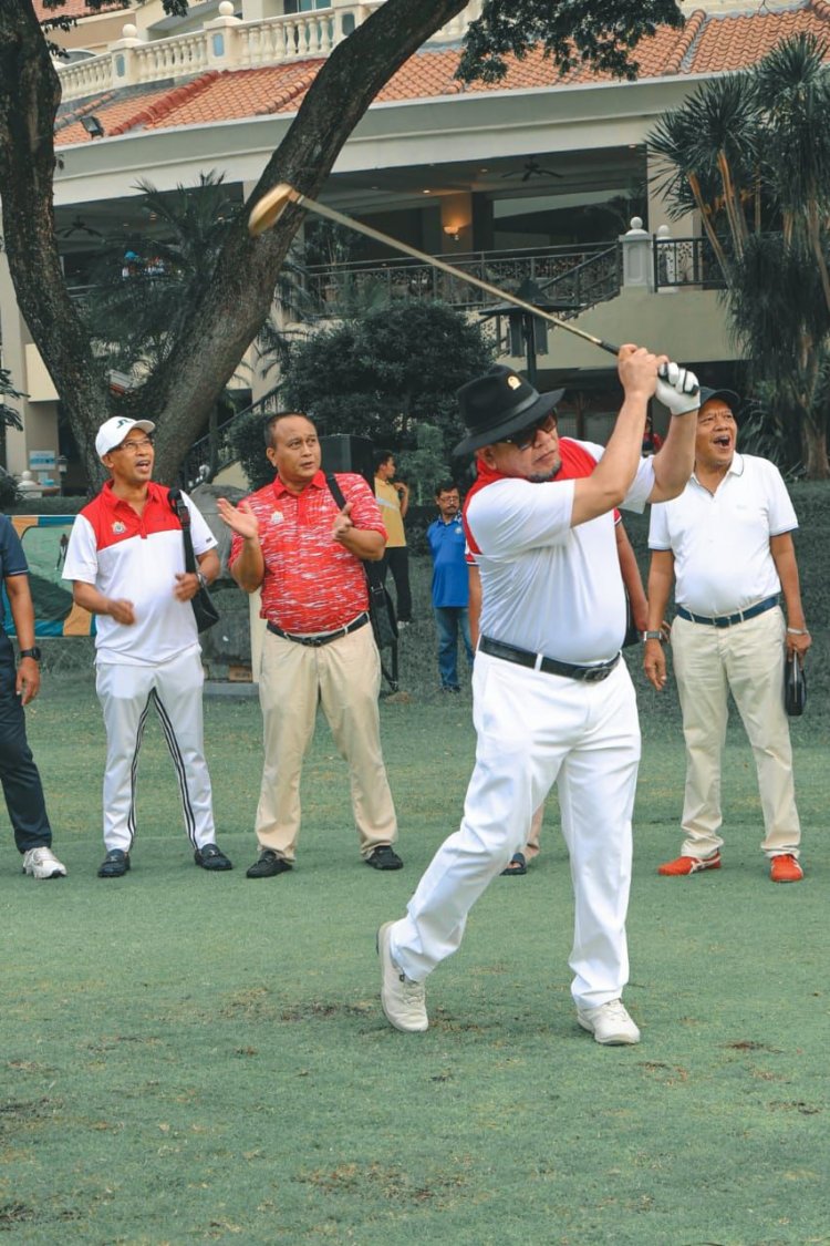 Buka Kadin Jatim Golf Tournament, LaNyalla Tekankan Pentingnya Pembinaan Golfer Junior