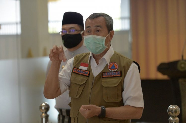 Gubernur Riau Minta Satgas Waspadai Kasus Impor Covid-19