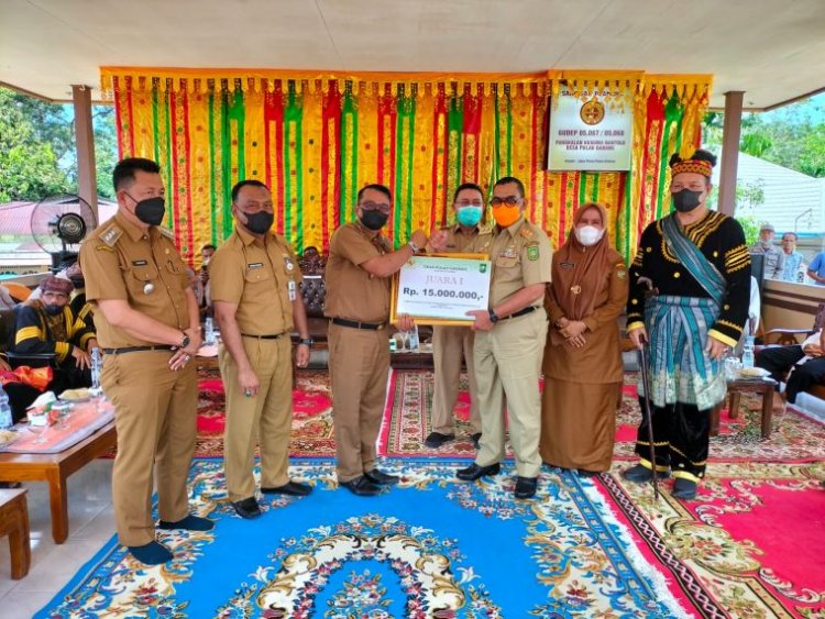 Desa Pulau Gadang Kampar Terbaik I Lomba BBGRM Tingkat Provinsi Riau
