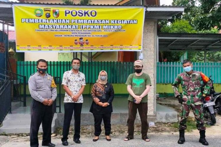 Pemko Pekanbaru Aktifkan Posko Siskamling Selama PPKM Level 1
