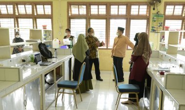 Tim Monitoring Pelaksanaan PTM Kemendikbudristek Tinjau Kesiapan UNRI Gelar PTM