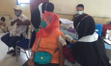 Sepekan Ini Jumlah Warga Kampar yang Vaksinasi Capai 99.515 Orang