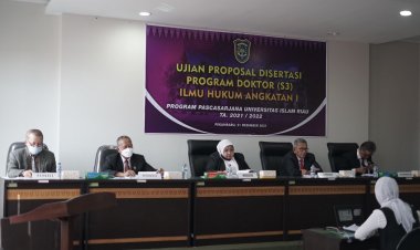 UIR Bersiap Lahirkan Tiga Doktor Ilmu Hukum Angkatan