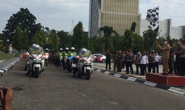 Gubri Lepaskan Pasukan Operasi Lilin Lancang Kuning 2021