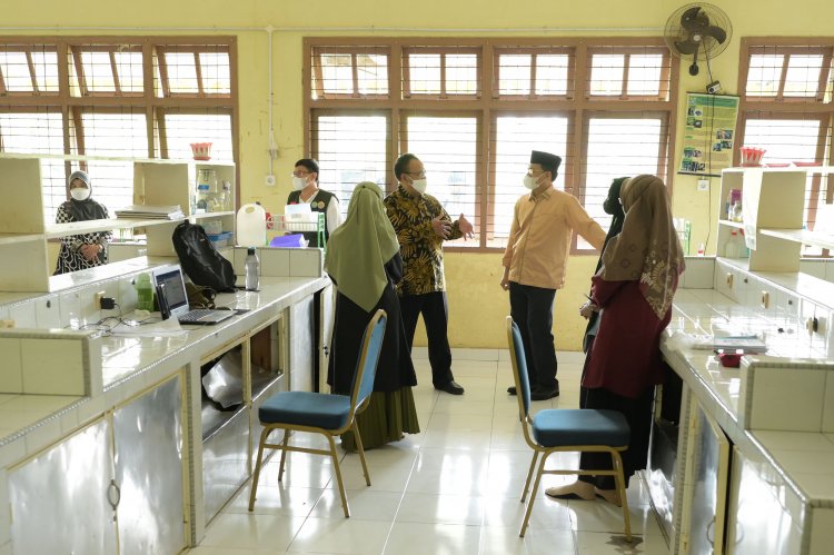 Tim Monitoring Pelaksanaan PTM Kemendikbudristek Tinjau Kesiapan UNRI Gelar PTM