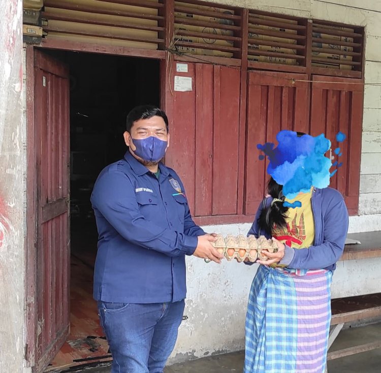BMR Bekerja Sama Dengan BRK Salurkan Paket Sembako Kepada Masyarakat