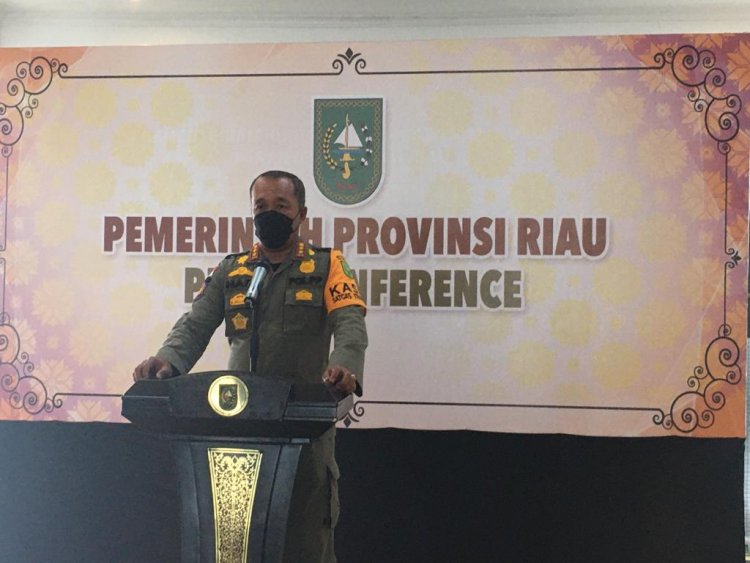 Kepala Satpol PP Provinsi Riau: Berkerumun Malam Tahun Baru Langsung Dibubarkan