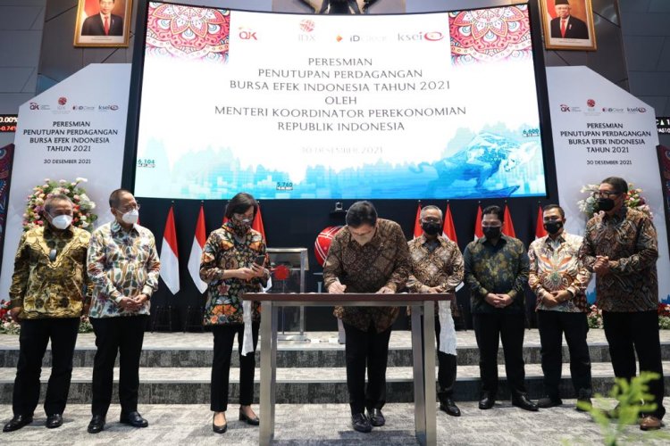 Pertumbuhan Pasar Modal Tahun 2021 meningkat, Optimistis 2022 Lebih Baik