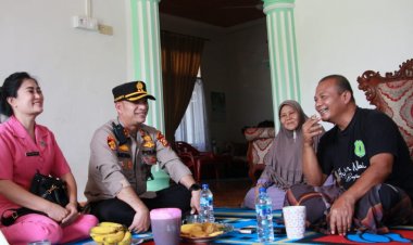 Kapolres Bengkalis Sambangi Tokoh Masyarakat