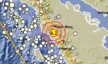BREAKING NEWS: Gempa 6,2 Magnitudo di Pasaman Barat Getarannya Terasa Hingga Pekanbaru dan Bengkalis