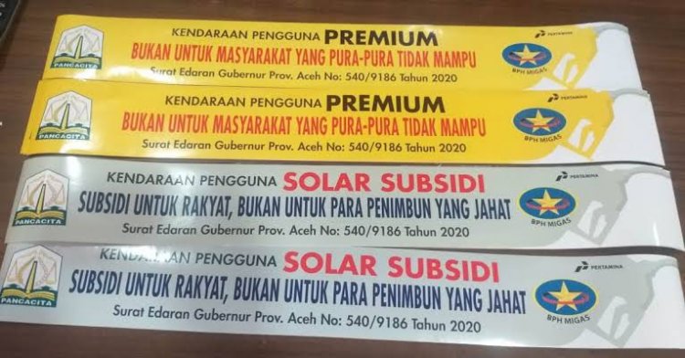 Demi Tepat Sasaran, Mobil Penerima BBM Subsidi di Riau Bakal Ditempeli Stiker