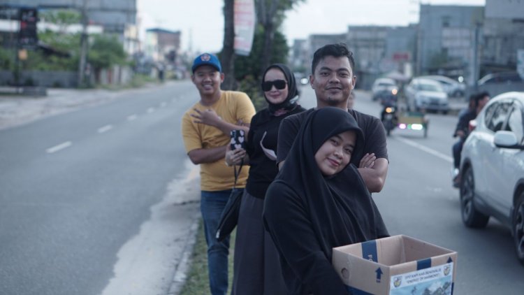 DPD KNPI Bengkalis Galang Dana Untuk Korban Gempa Pasaman Barat