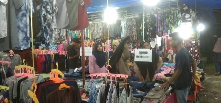 Warga Banjiri Bazar Murah Jalan Sudirman Bengkalis