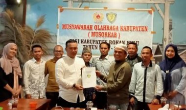 Aklamasi, Yusro Fadly Terpilih Sebagai Ketum PASI Rohul 2022-2026