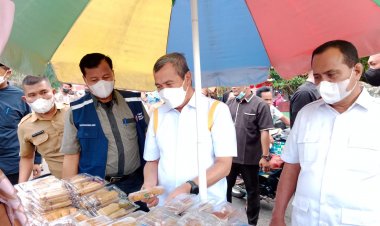 Plt Bupati Kuansing Curhat Banjir ke Gubernur Riau