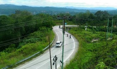 Antisipasi Lakalantas, Dishub Riau Pasang Rambu Peringatan di Jalur Mudik