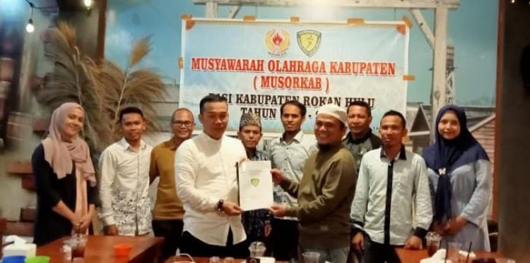 Aklamasi, Yusro Fadly Terpilih Sebagai Ketum PASI Rohul 2022-2026