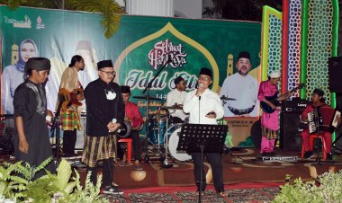 Wabup Bengkalis Takbiran Sambut Idul Fitri 1443 Hijriah