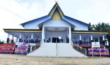 Bupati Bengkalis Resmikan Gedung Serbaguna Nuryah Binti Sontel