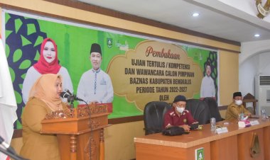 Bupati Bengkalis Buka Uji Kompetensi Capim Baznas