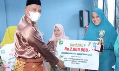 Kelurahan Sungai Pakning Pemuncak Lomba Pelaksanaan Pokja II dan III