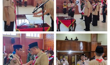 Ketua Kwarda Riau lantik Walikota Dumai sebagai Ketua Mabicab Gerakan Pramuka
