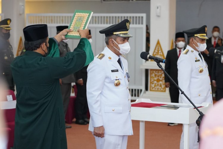 Dilantik jadi Pj Bupati Kampar, Kamsol: Kebut Realisasikan Program Perioritas